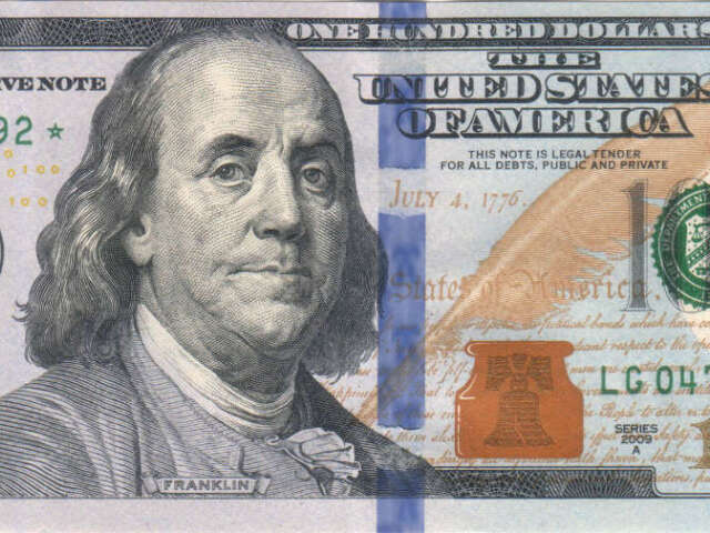 Bankovka 100 USD