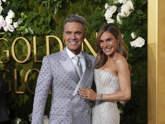 Robbie Williams a jeho manželka Ayda Field