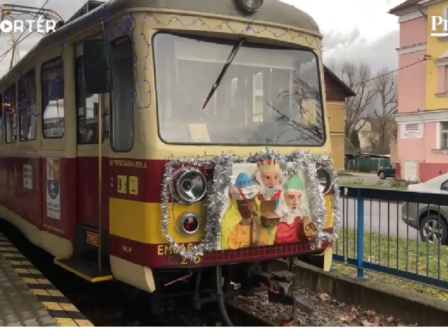 traja králi, električka, mReportér