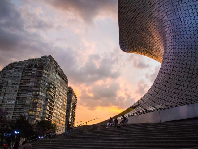 Mexico City, Mexiko, mesto, môúzeum Soumaya