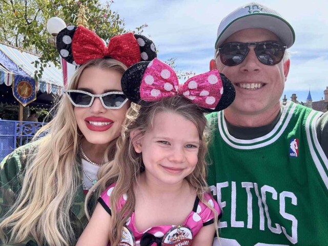 Jessica Simpson a jej manžel Eric Johnson s dcérkou Birdie