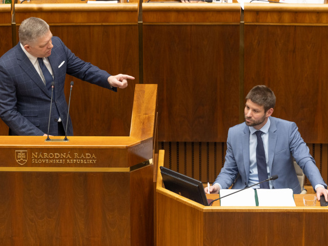 Michal Šimečka / Robert Fico /