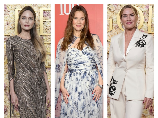 Zľava: Angelina Jolie, Drew Barrymore a Kate Winslet