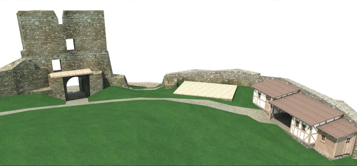 infocentrum, Pustý hrad