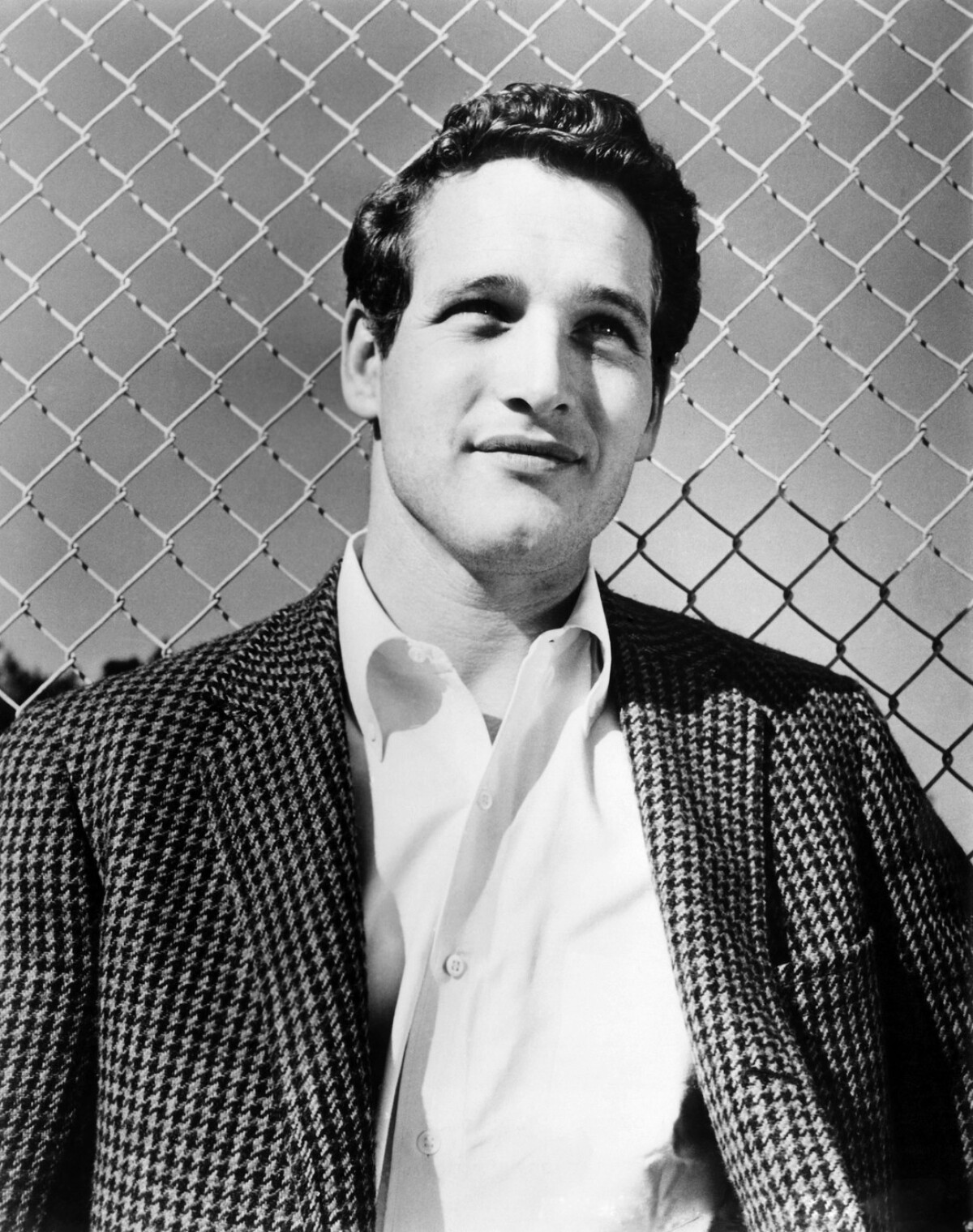 Herec Paul Newman na zábere z roku 1956.