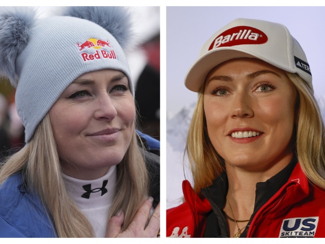 Lindsey Vonnová a Mikaela Shiffrinová