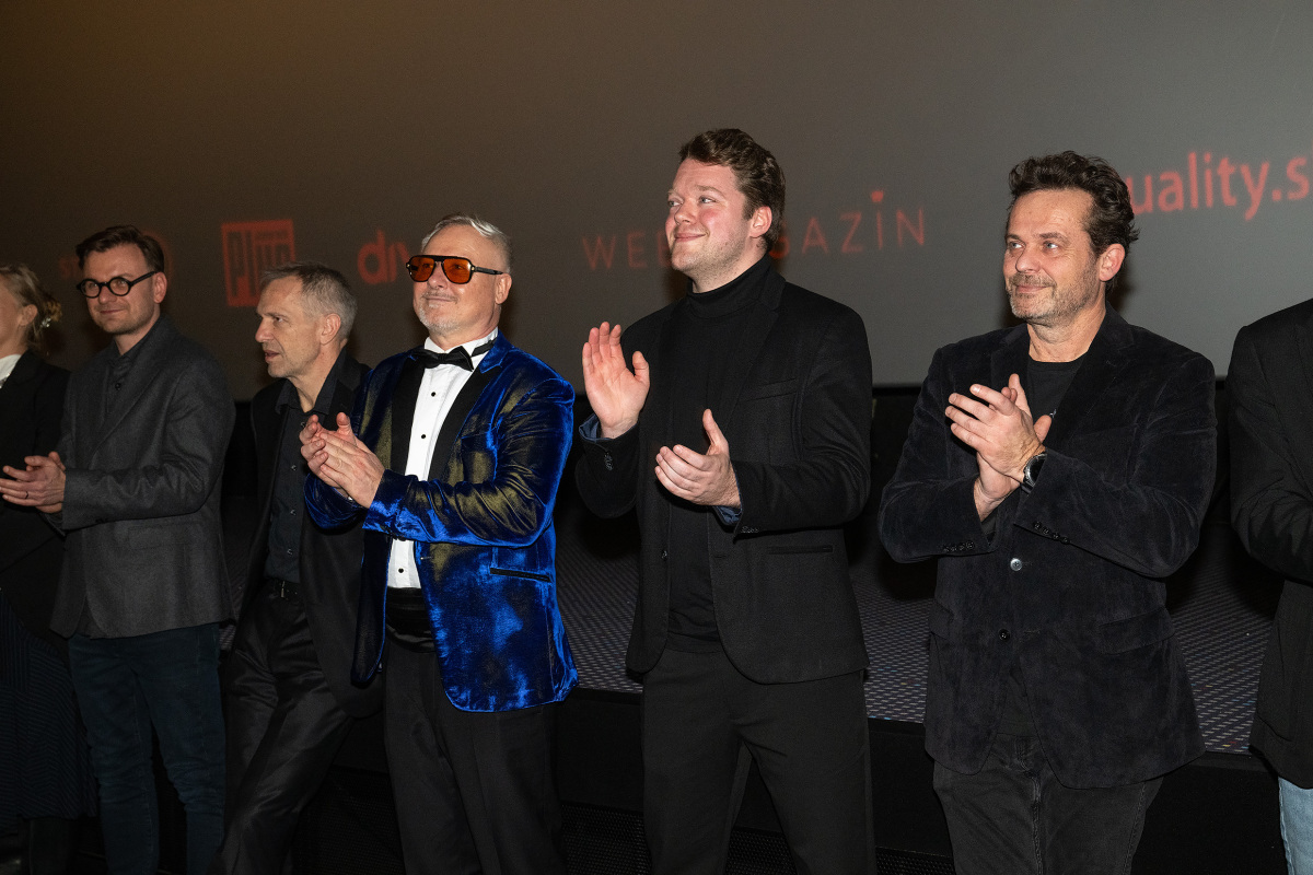 Slávnostná premiéra filmu Černák v Bratislave. 