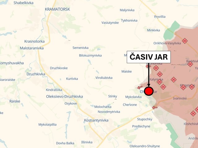 Časiv Jar, situácia k 29. januáru 2025