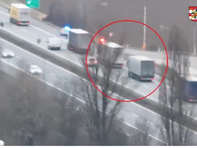 dron, diaľnica, priestupok, Polícia ČR