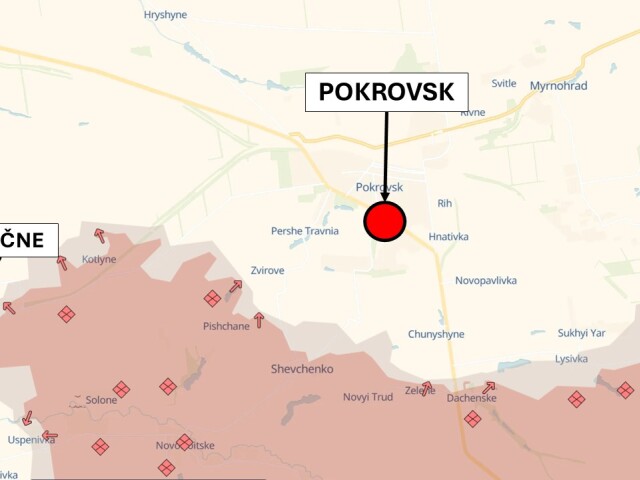 Pokrovsk, situácia k 31. januáru 2025