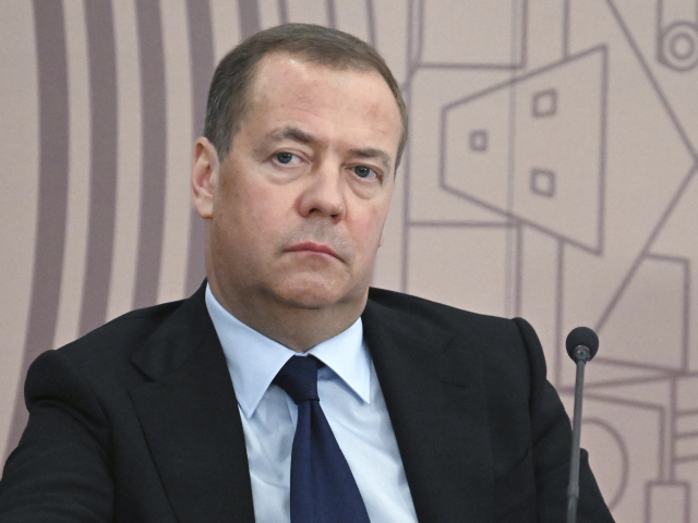 Ruský exprezident a podpredseda Bezpečnostnej rady Ruskej federácie Dmitrij Medvedev.