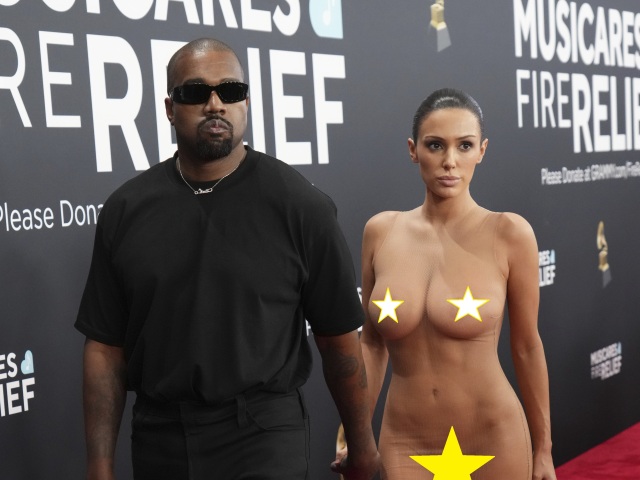 Kanye West a jeho manželka Bianca Censori 