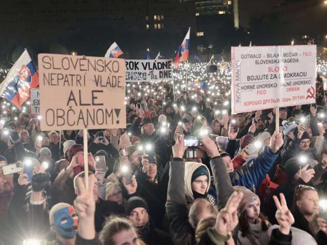protest, bratislava, Slovensko je Európa