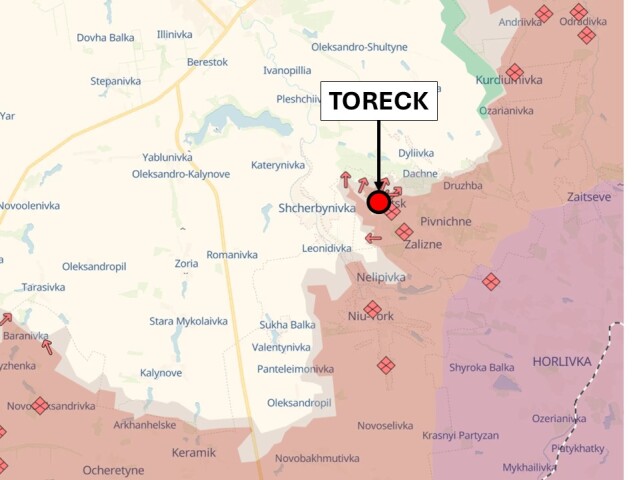 Toreck, situácia k 6. februáru 2025