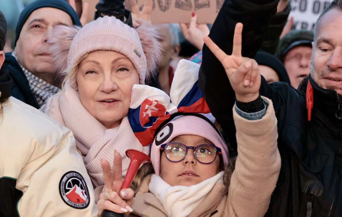 protest, bratislava, Slovensko je Európa