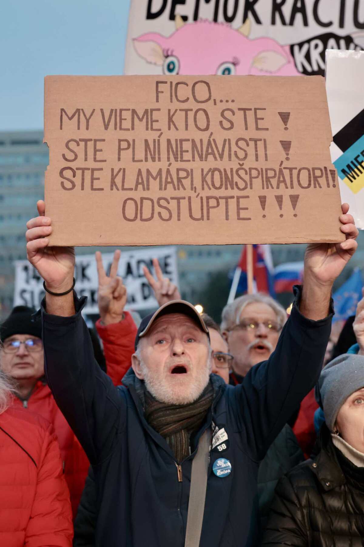protest, bratislava, Slovensko je Európa