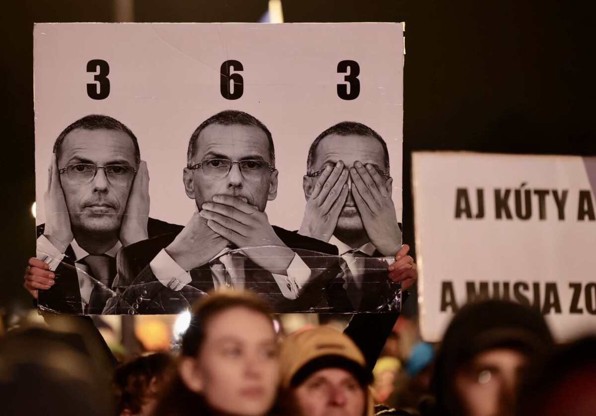 protest, bratislava, Slovensko je Európa