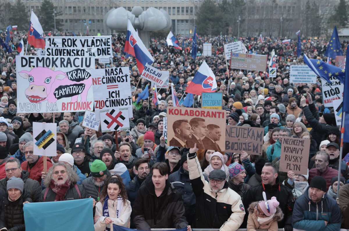 protest, Slovensko je Európa, bratislava