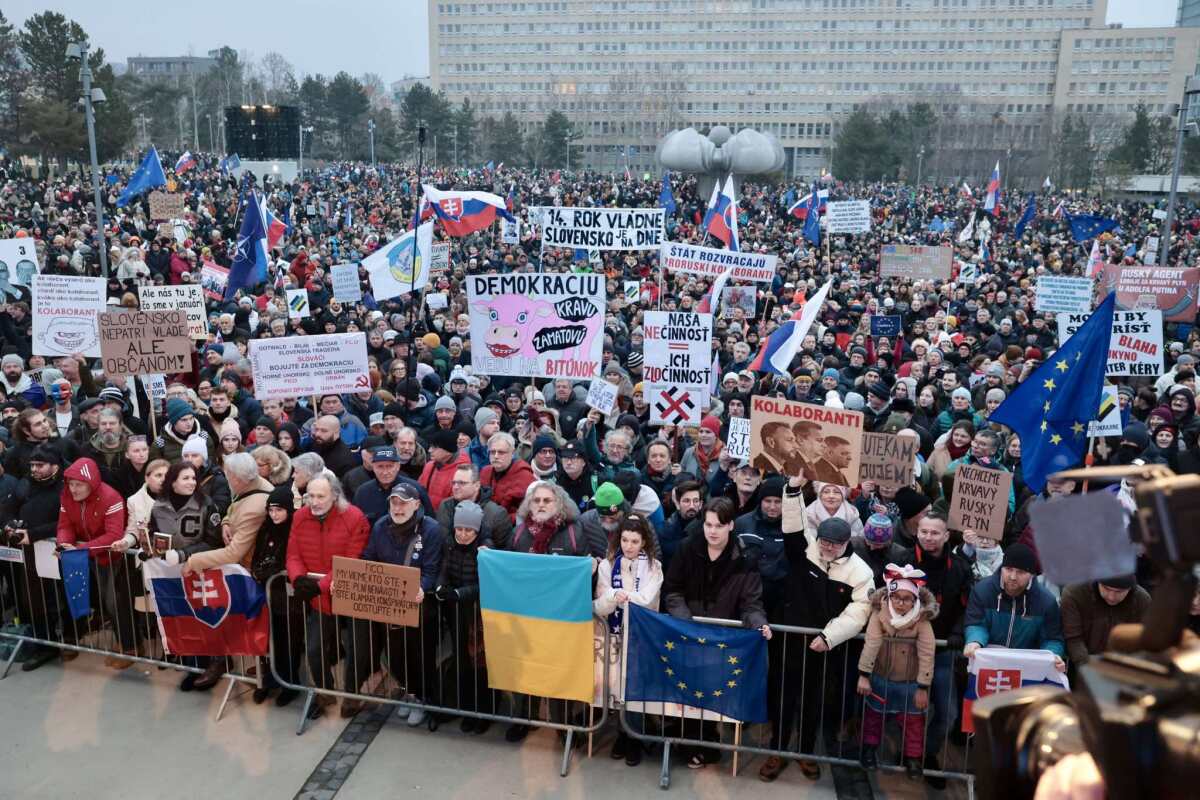 protest, Slovensko je Európa, bratislava
