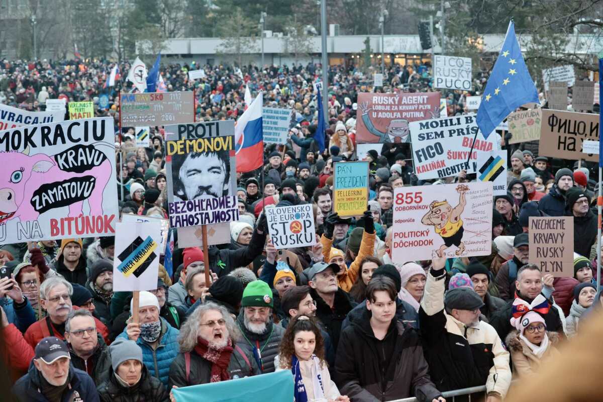protest, Slovensko je Európa, bratislava