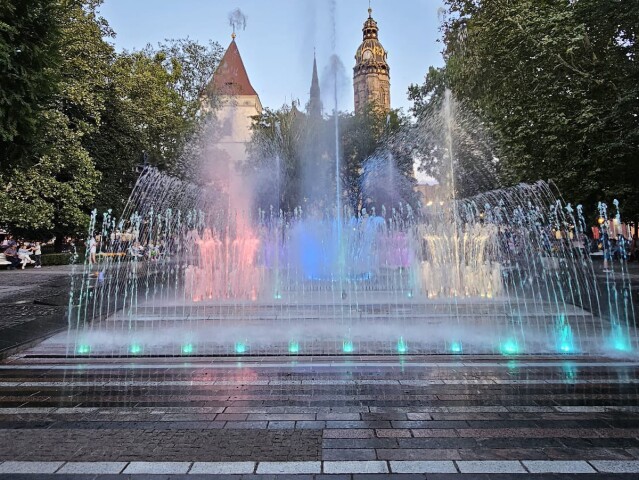 Košice, spievajúca fontána, mReportér