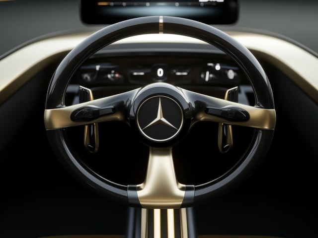 Mercedes - volant