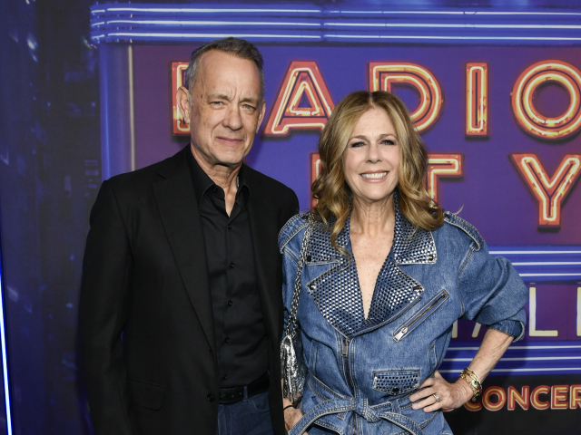 Herec Tom Hanks a jeho manželka Rita Wilson.