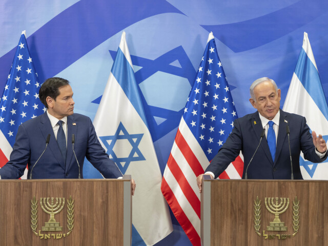 Marco Rubio a Benjamin Netanjahu