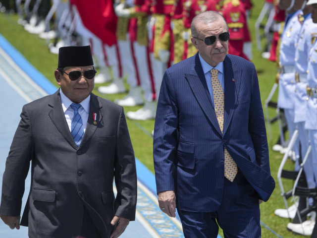 Prabowo Subianto a Recep Tayyip Erdogan