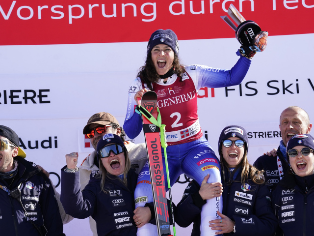 Taliansko Lyžovanie Brignoneová