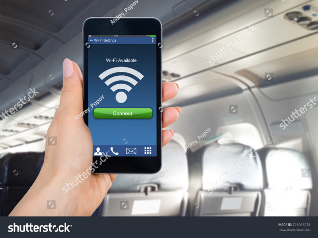 Wi-Fi v lietadle