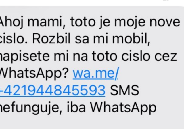 falošná SMS