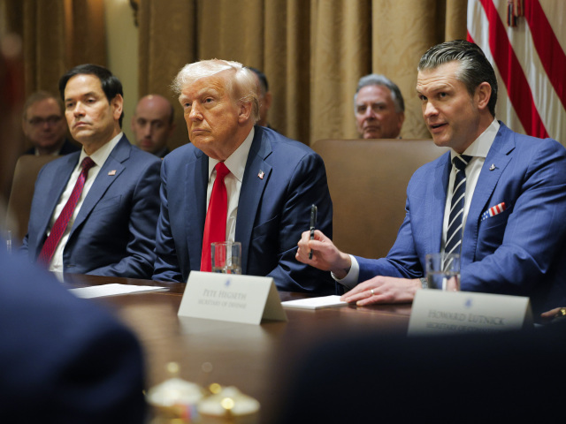 Marco Rubio, Donald Trump a Pete Hegseth