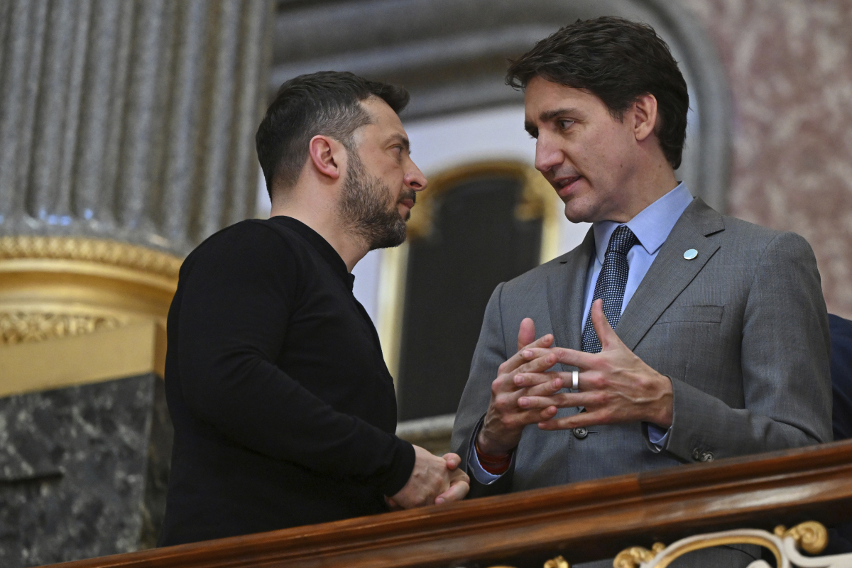 británia, summit, ukrajina, Trudeau, Zelenskyj
