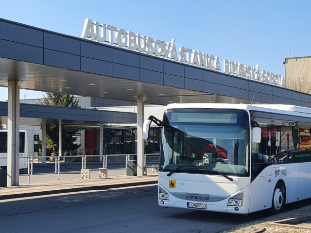Autobusova stanica v Rimavskej Sobote