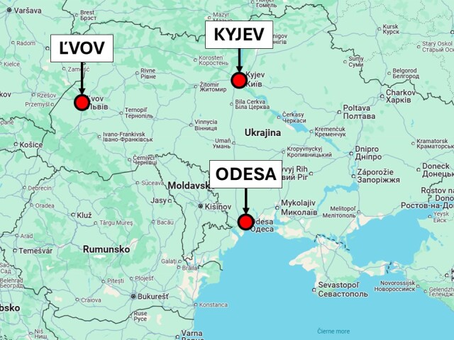 Ukrajina - Ľvov, Kyjev, Odesa