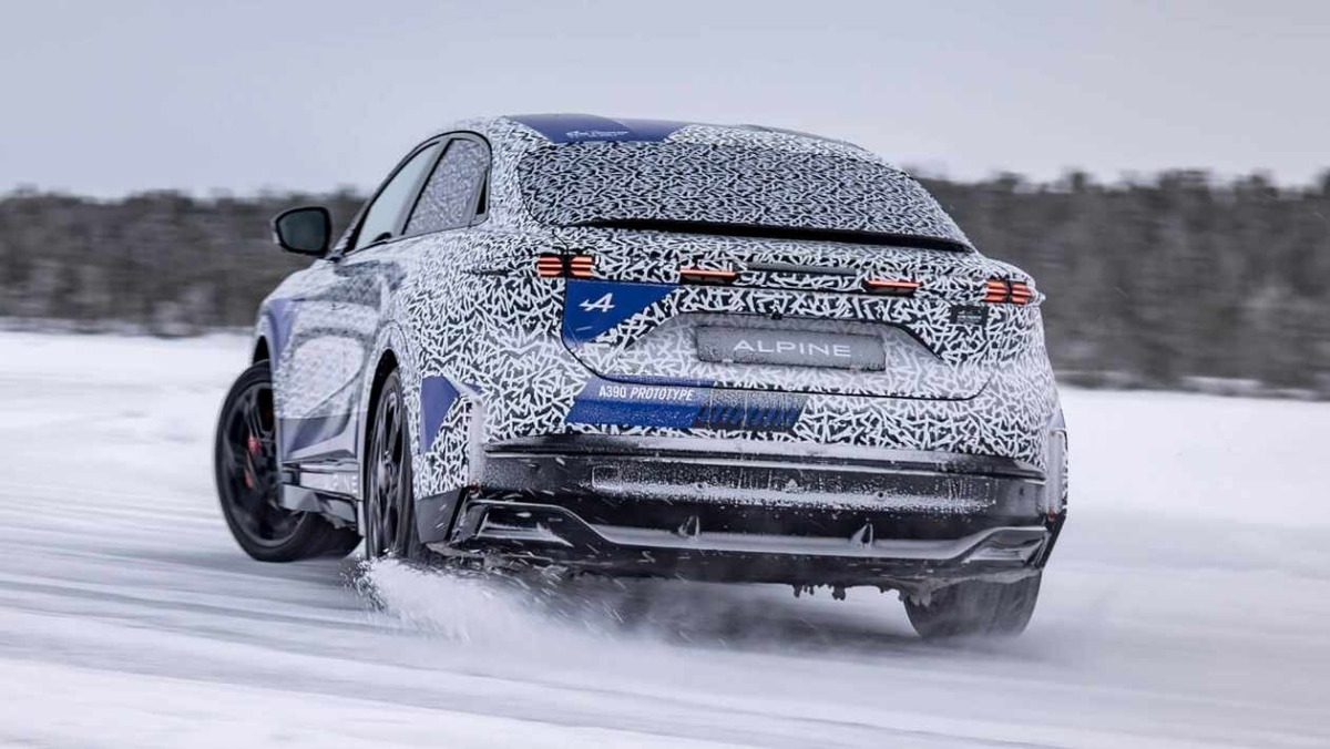 Alpine A390 - testovacie prototypy 2025