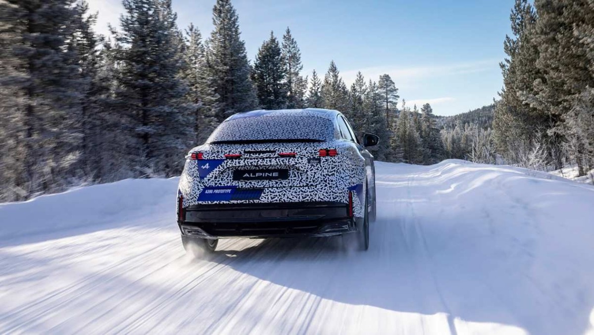 Alpine A390 - testovacie prototypy 2025