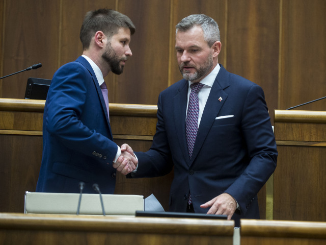 Michal Šimečka / Peter Pellegrini /