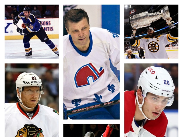 Koláž Slováci hokej NHL produktivita