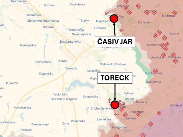 Toreck, situácia k 11. marcu 2025