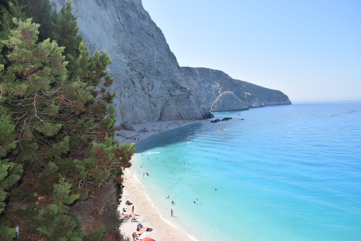 Lefkada, Grécko, dovolenka, cestovanie, more, pláž, leto