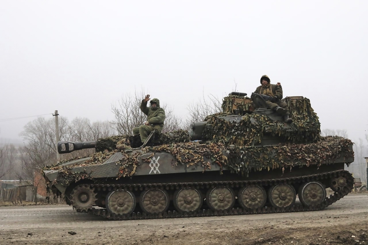 Russia soldier / Kursk region / Tank /