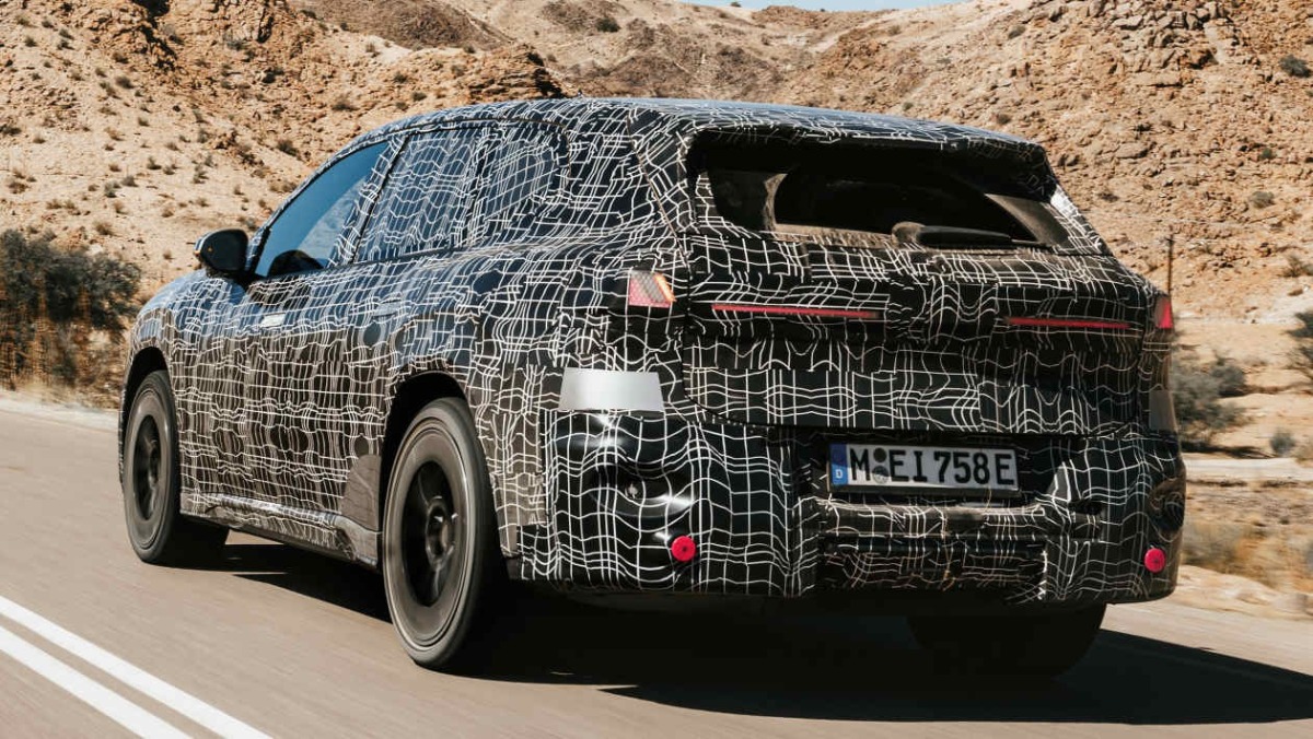 BMW iX3 - testovacie prototypy 2025