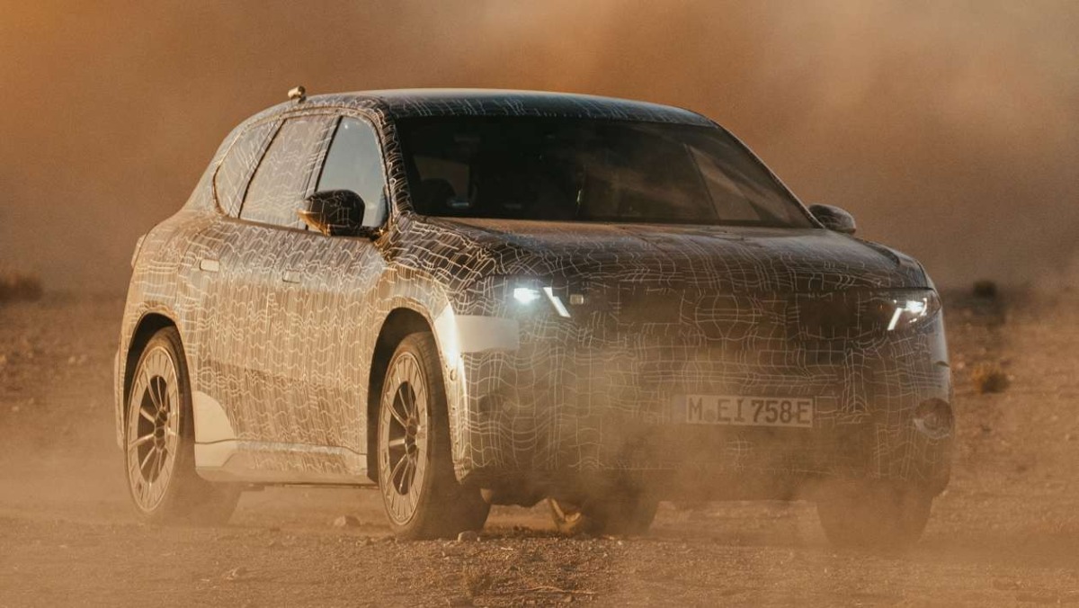 BMW iX3 - testovacie prototypy 2025