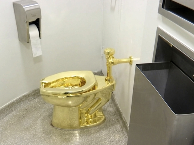 Britain Golden Toilet Theft