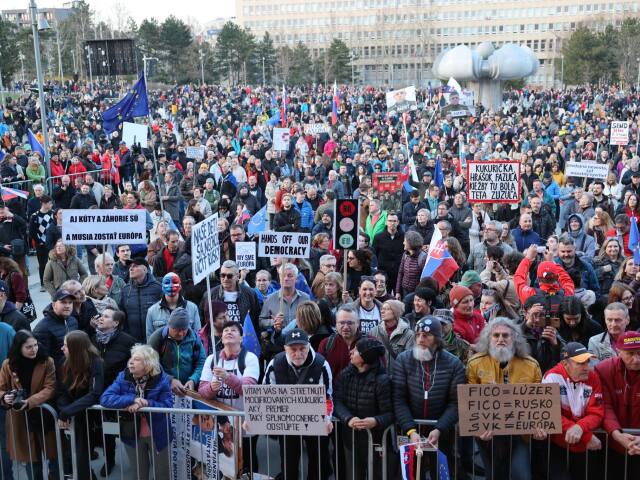 bratislava, protest