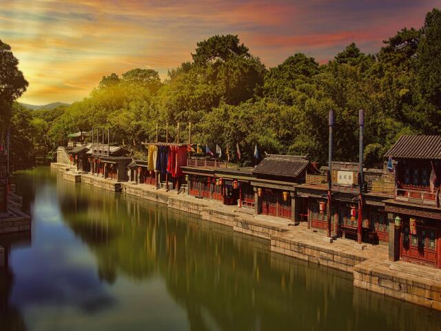 Peking, Čína, rieka,