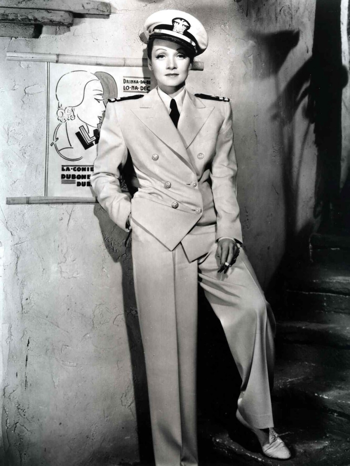Marlene Dietrich na zábere z roku 1940 vo filme Bijou. 