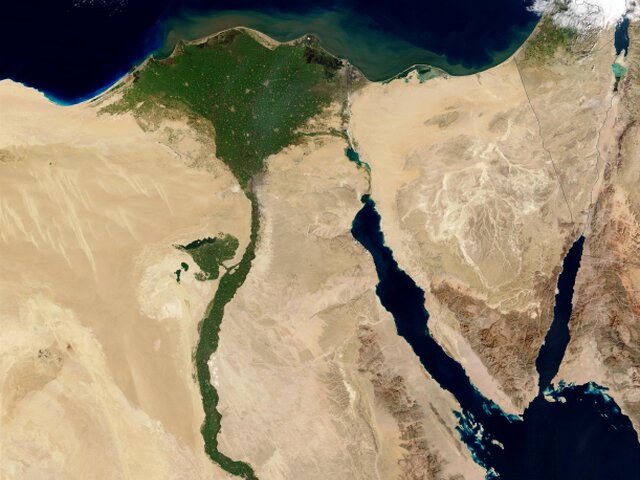 mapa, Egypt, Afrika